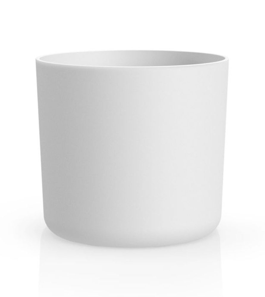 Levně obal d22cm LORA bílá, matná, plast