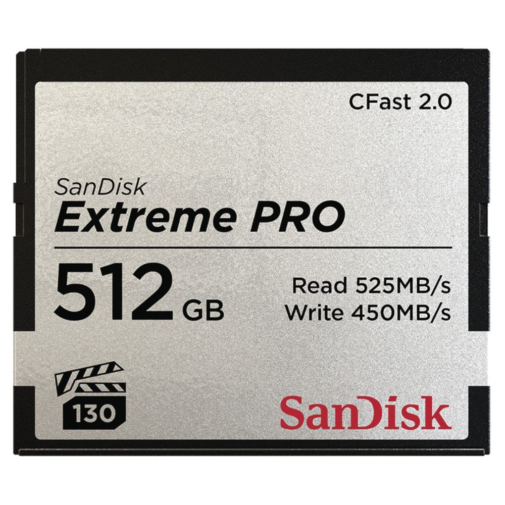 Levně SanDisk Extreme PRO CFAST 2.0 512 GB 525 MB/s VPG130