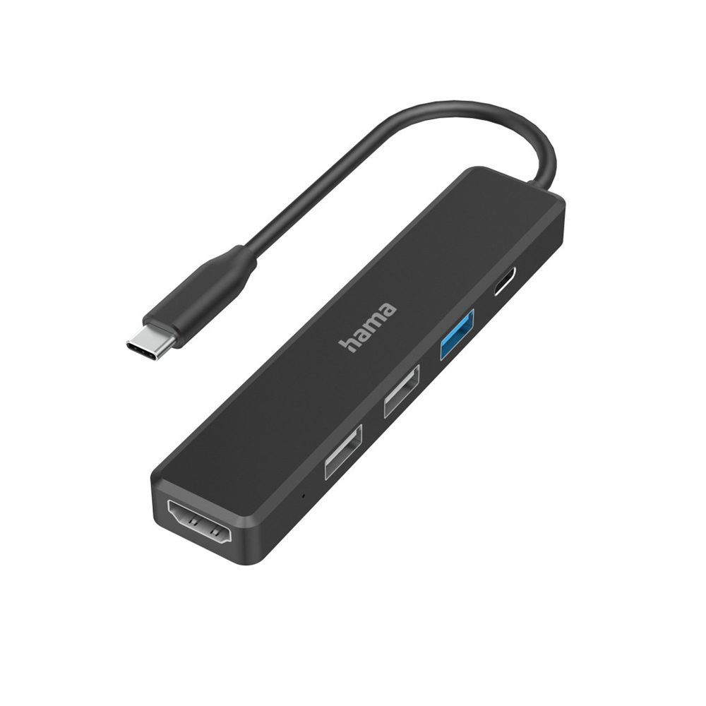 Levně Hama USB-C hub, multiport, 4x USB, 1x HDMI