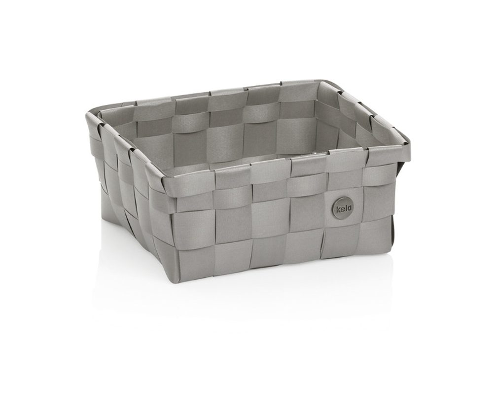 Levně KELA Koš Neo 23x15 cm plast stříbrná šedá KL-24471