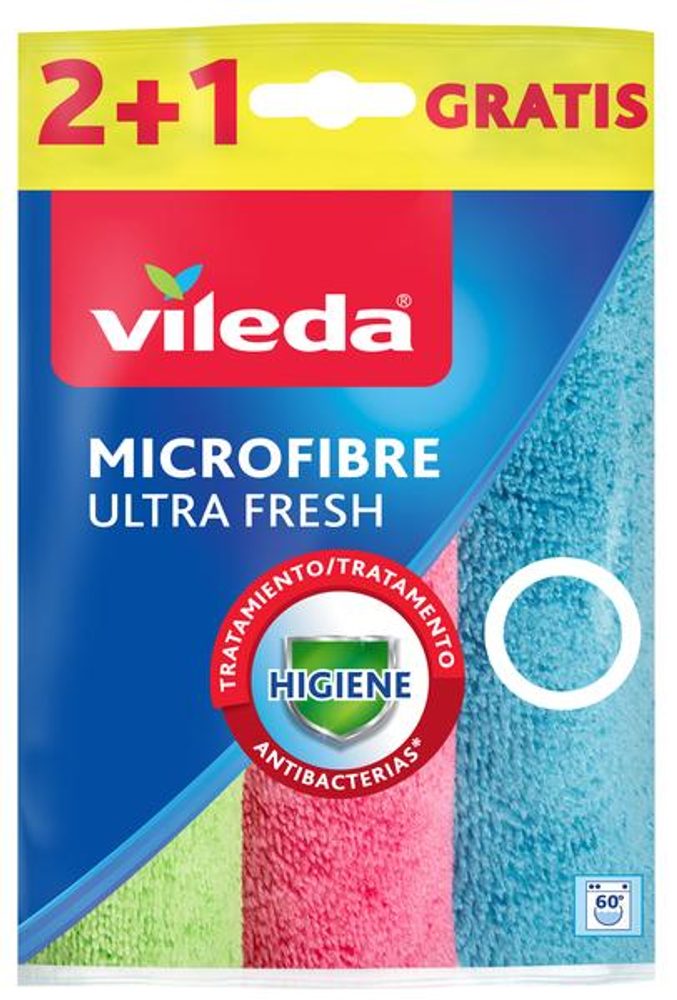 Levně vileda MIKROHADŘÍK 2+1KS VILEDA ULTRA FRESH