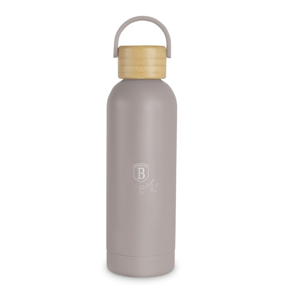 BERLINGERHAUS Termoska nerez s bambusovým víčkem 05 l Taupe Collection BH-8838