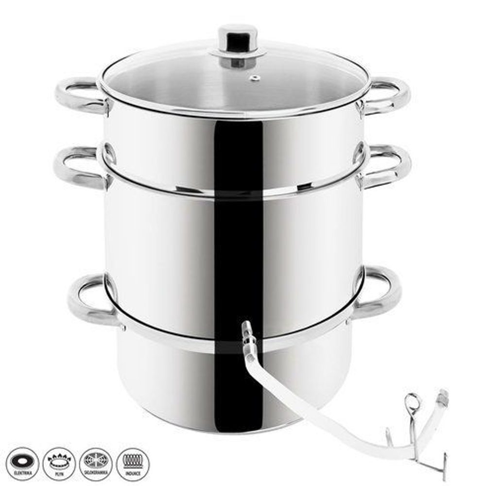 Levně hrnec 8,0l NR odšťavňovací Orion d26x39cm, NR