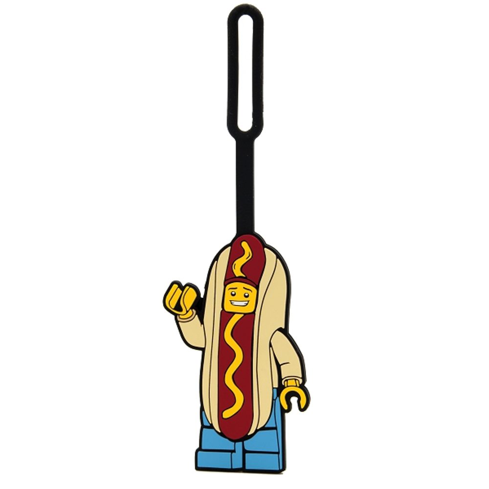 Levně LEGO Iconic Jmenovka na zavazadlo - Hot Dog