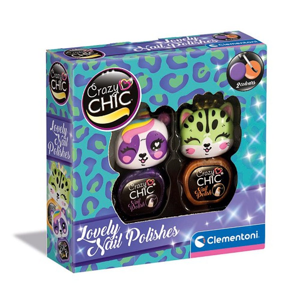 Levně CLEMENTONI Crazy CHIC - Lovelly Collection - Laky na nehty, set 1