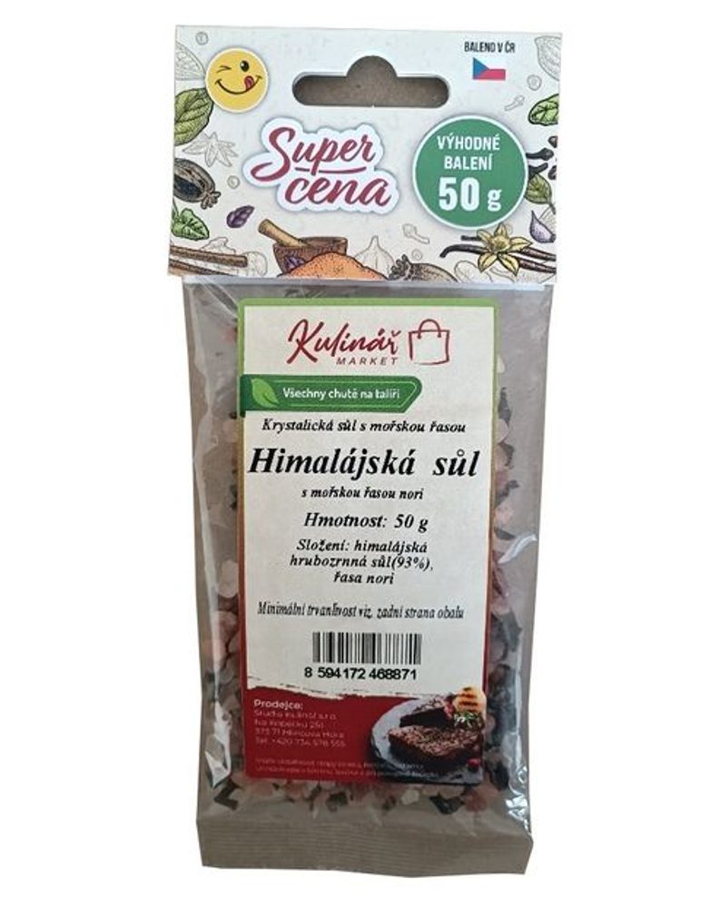 Levně koření-"K"-HIMÁLAJSKÁ SŮL-50g do mlýnku, QQ, sáček