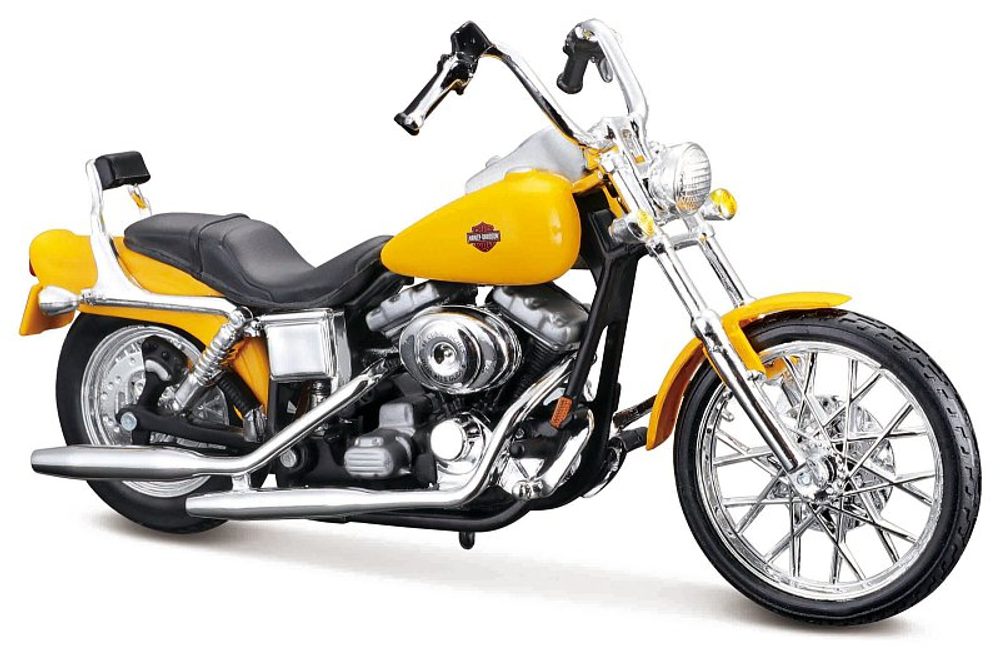 Levně Maisto - HD - Motocykl - 2001 FXDWG Dyna Wide Glide, blister box, 1:18
