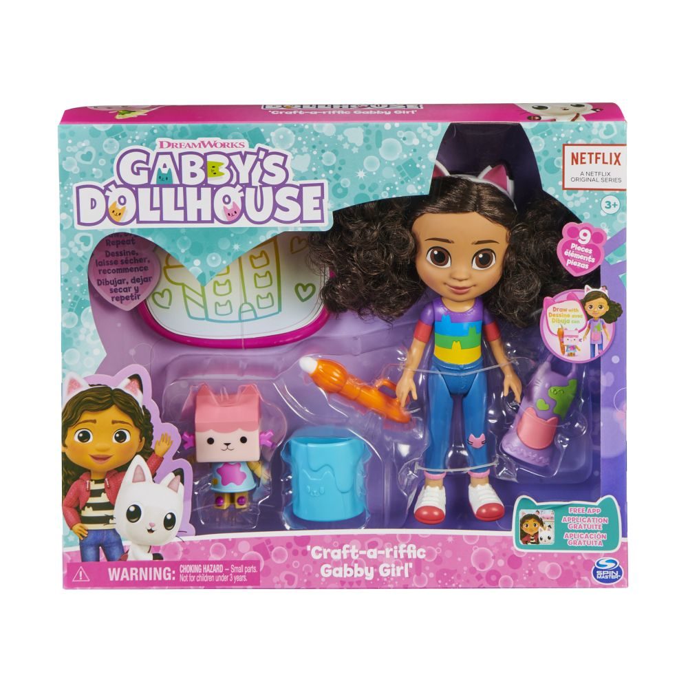 Levně GABBY'S DOLLHOUSE DELUX PANENKA S DOPLŇKY K TVOŘENÍ