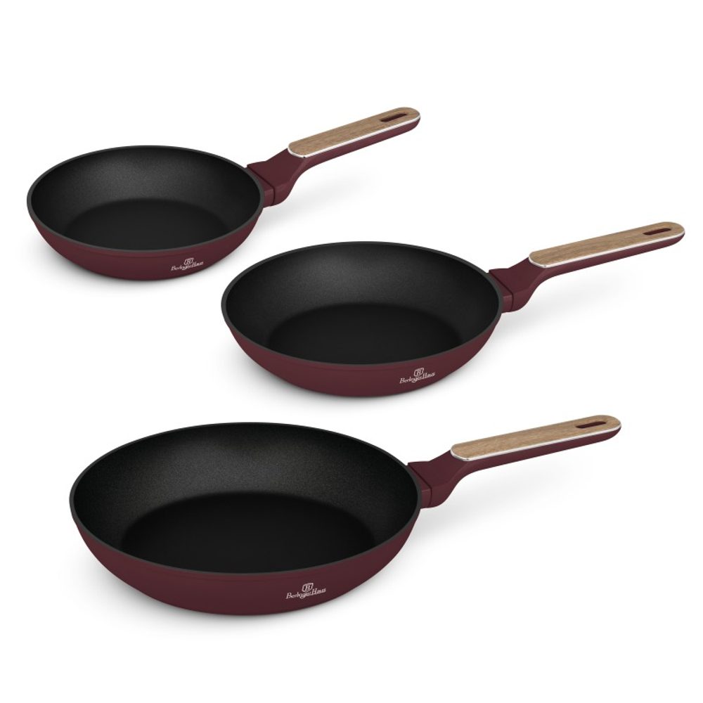 Levně BERLINGERHAUS Sada pánví s titanovým povrchem 3 ks Leonardo Nordic Collection BH-8303