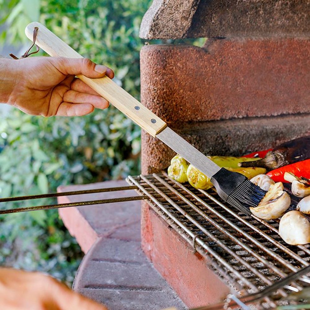 Levně mašlovačka 41x3cm BBQ GURU, silikon, kov, gril, dř.rukojeť