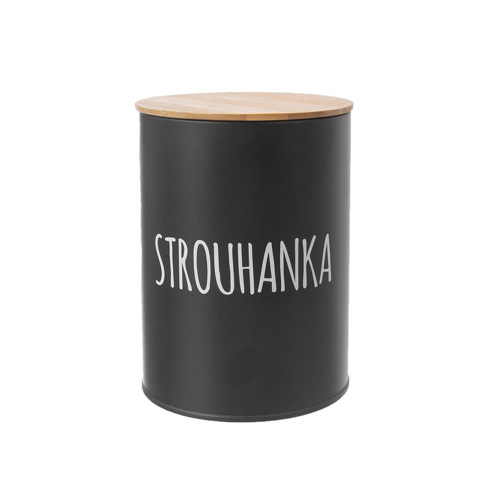 Levně Dóza Strouhanka BLACK pr. 11 cm