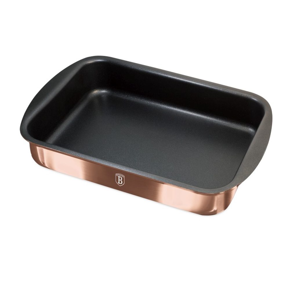 Levně BERLINGERHAUS Plech na pečení s titanovým povrchem 35x27 cm Rose Gold Collection BH-7896