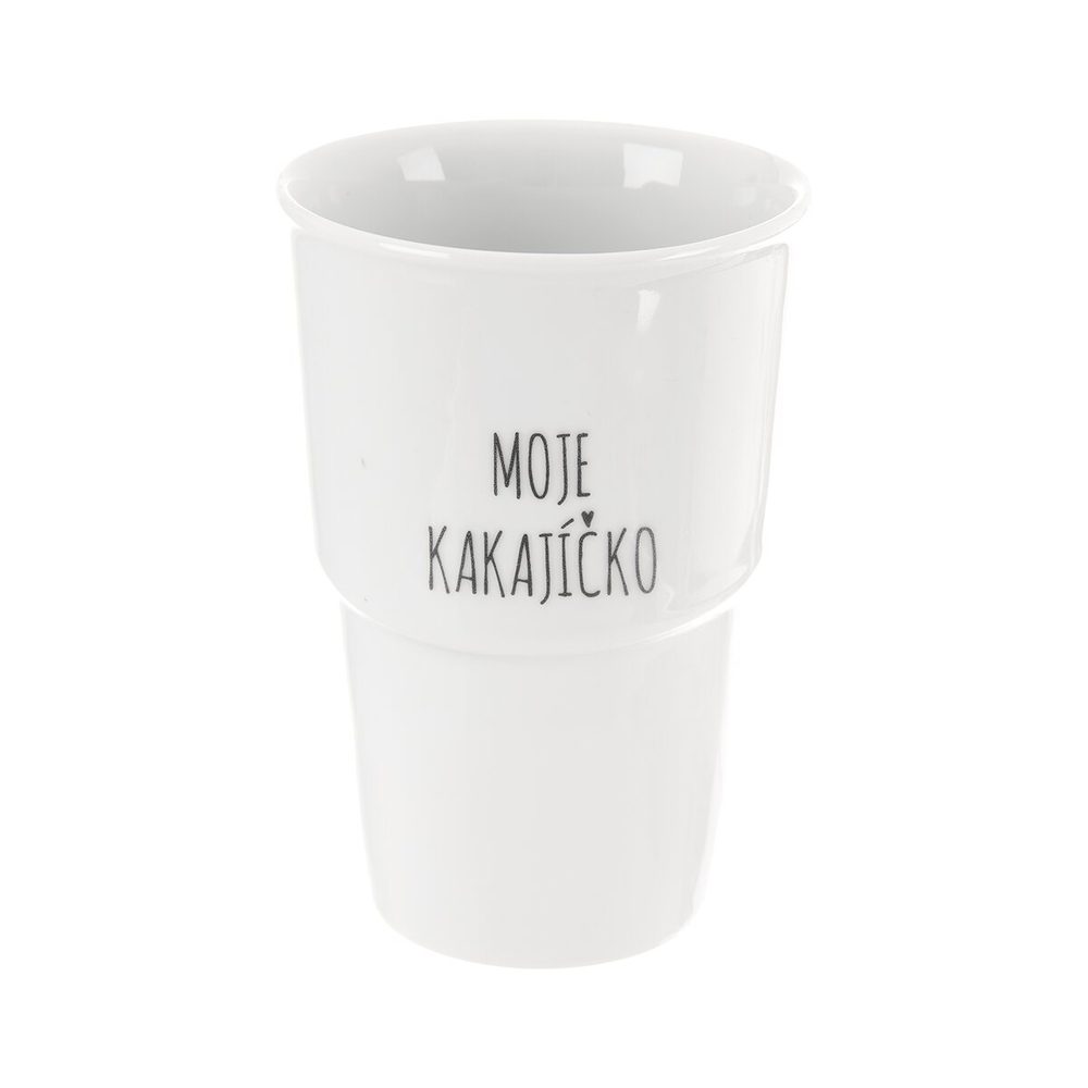 Levně Hrnek bez ucha Moje kakajíčko 0,35 l
