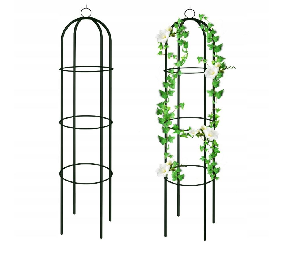 KINZO Zahradní oblouk na růže a popínavé rostliny sloup 185 x 40 cm ED-230498