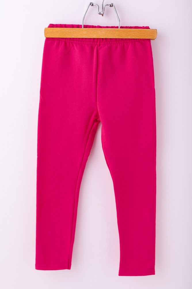 Levně Lily Grey Termo legíny dívčí jednobarevné - neon pink - 98
