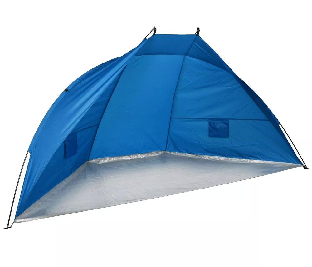 XQMAX Plážový stan skládací UV50+ 270x120x120 modrá KO-X61900550