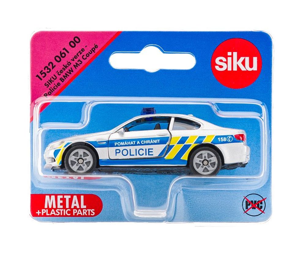 Levně SIKU česká verze - Policie BMW M3 Coupé