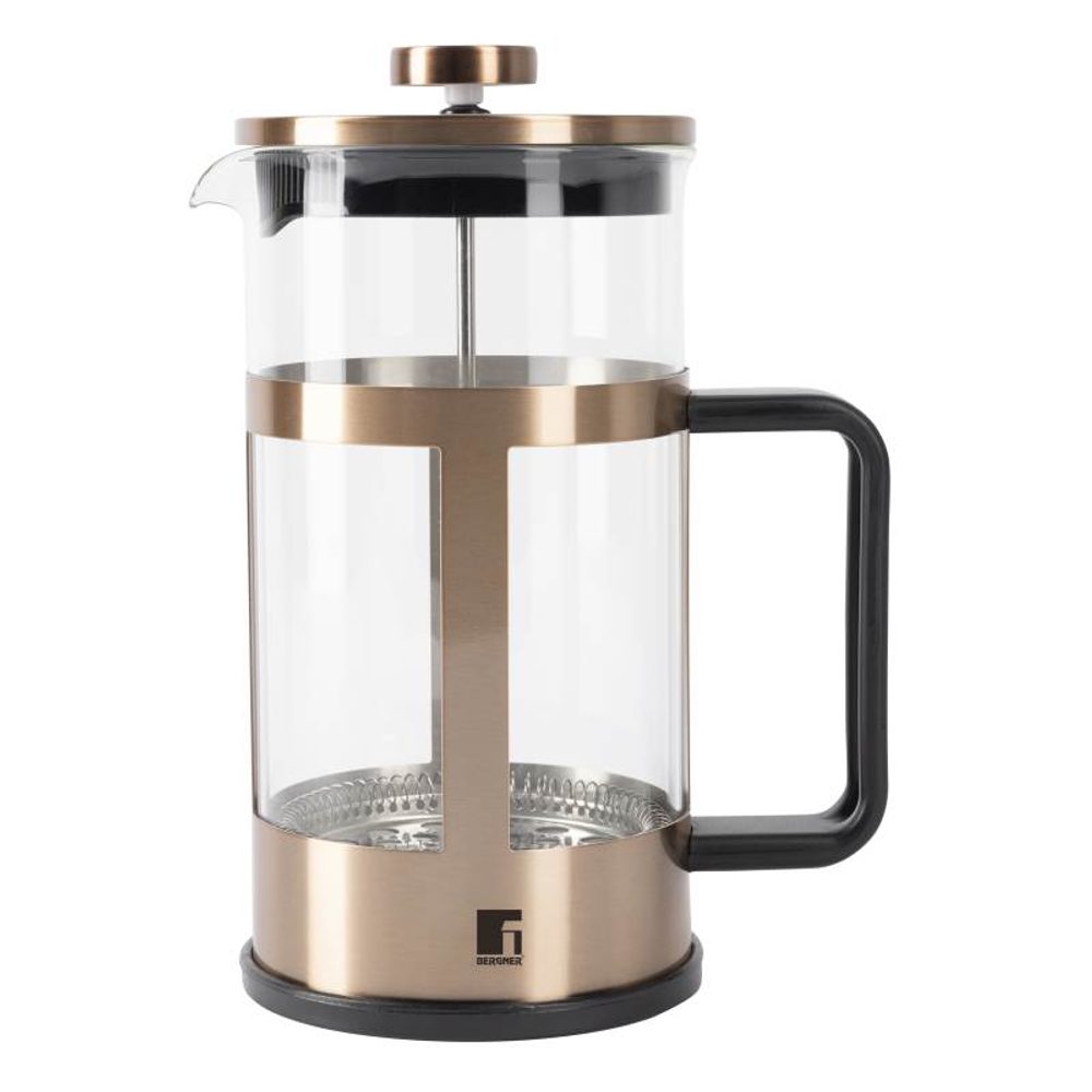 Levně BERGNER Konvice na čaj a kávu French Press 1000 ml Copper BG-38327-CP