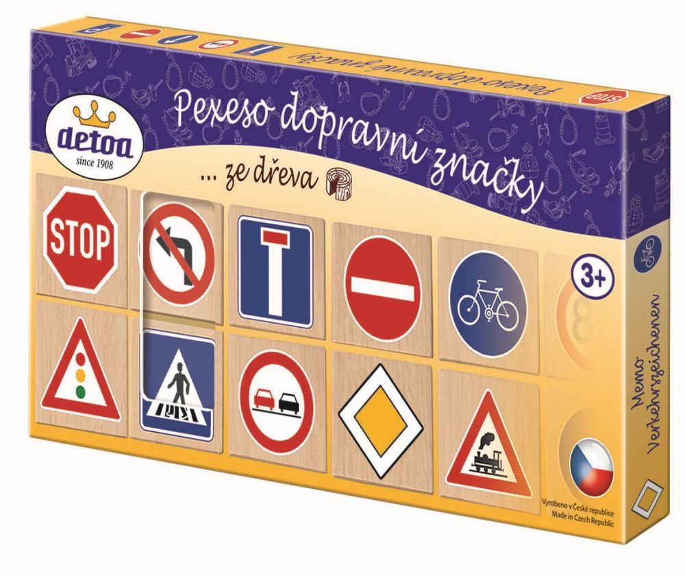 Levně Pexeso dopravní značky