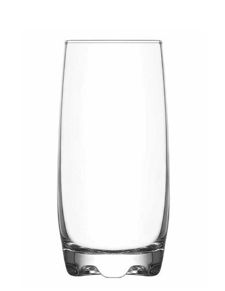Levně sklen. 390ml, 6ks, ADORA v.14,5cm - long drink