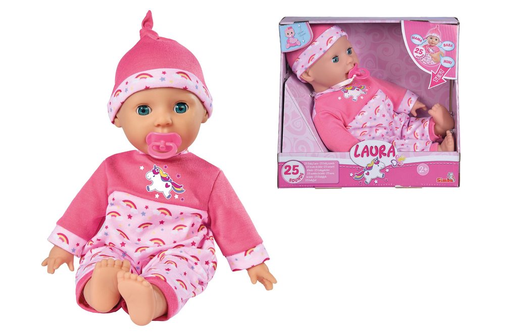 Levně Panenka Laura Tickle Baby 38 cm