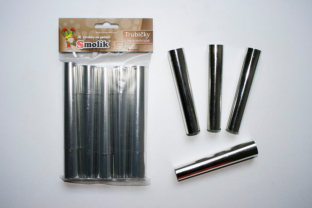 Levně trubičky 113mm-10ks-kremrole, č.822-10ks