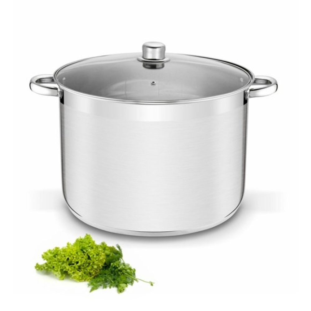 Levně hrnec d34x24cm+PO sklo, (20,0l) GASTRO PROSTY, indukce, NR