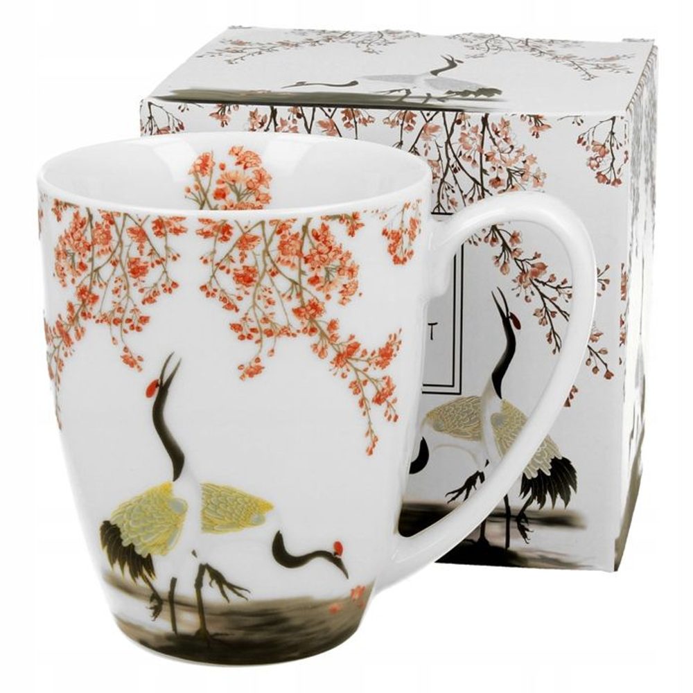 Levně hrnek 380ml SAKURA a jeřabiny, porcelán, DB