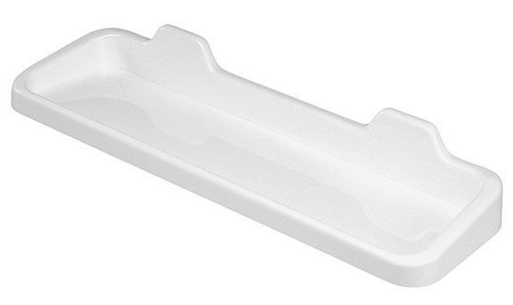 Levně police koup.1p.rovná 45x12cm bílá-plast