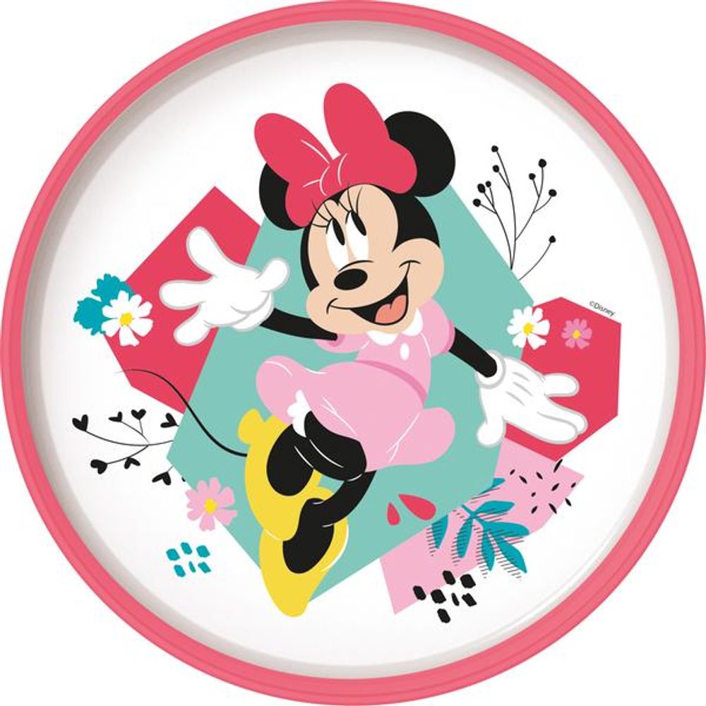 Levně STOR TALÍŘ MINNIE S PROTISKLUZOVÝM DNEM 19,5X2,5 PLAST