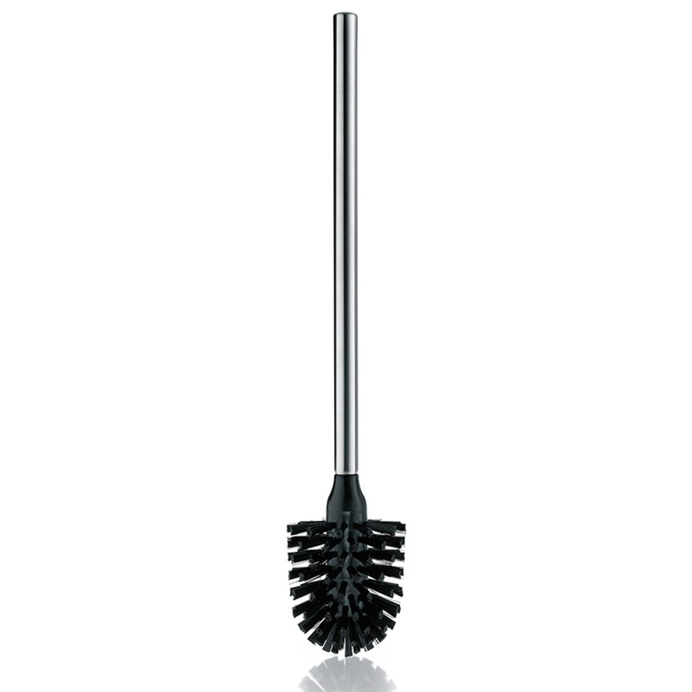 Levně KELA WC štětka La Brosse nerezová rukojeť nylon černá KL-20163