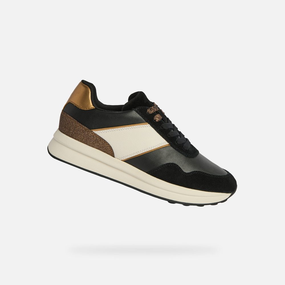 Černé dámské tenisky Geox Runntix - 36