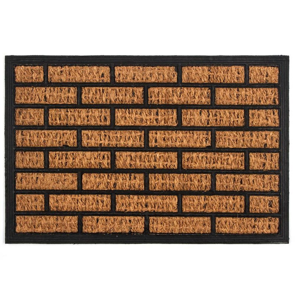 Levně rohož 60x40cm CIHLA, guma+mořská tráva