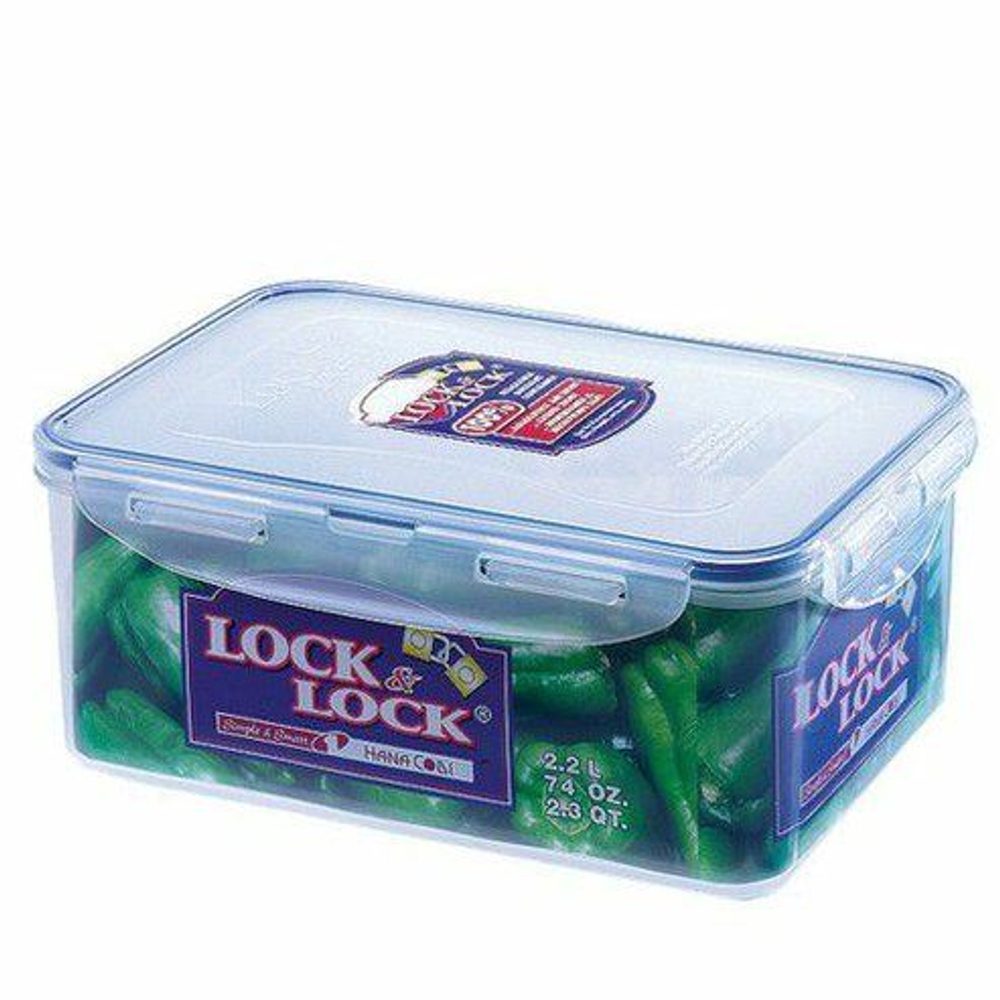 Levně dóza 2,30l LOCK HPL825, 23x16x 9,5cm, plast