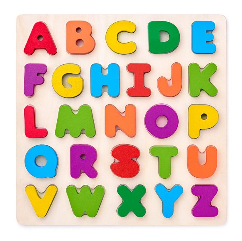 Levně Puzzle ABC- písmena na desce