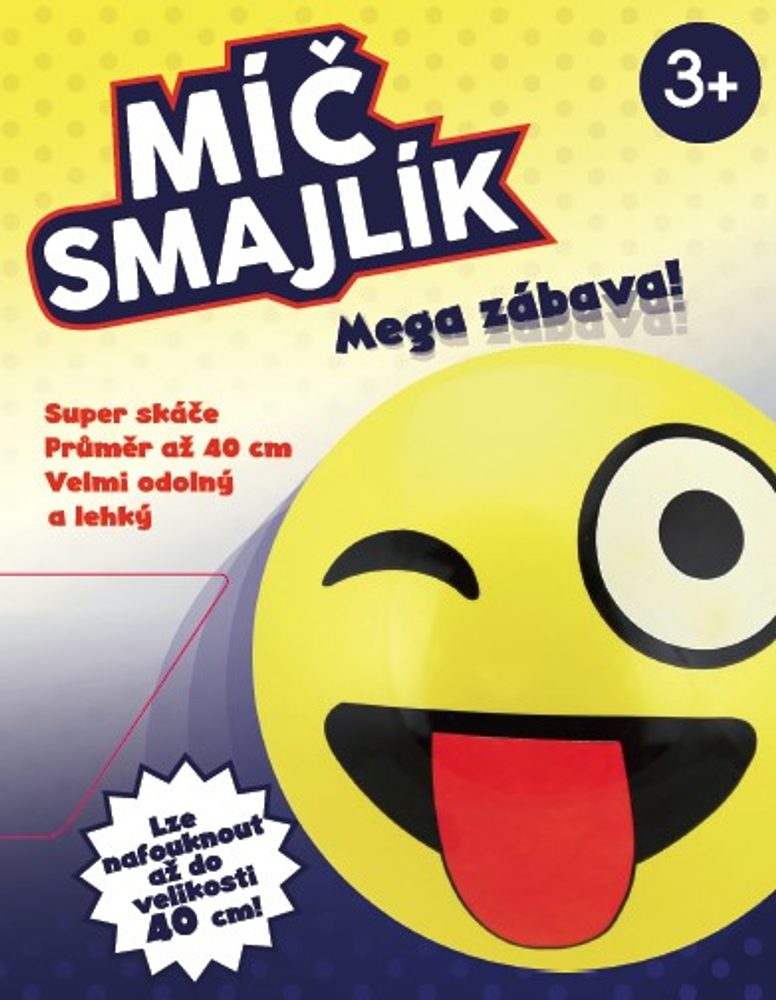 Levně Mac Toys Míč smajlík