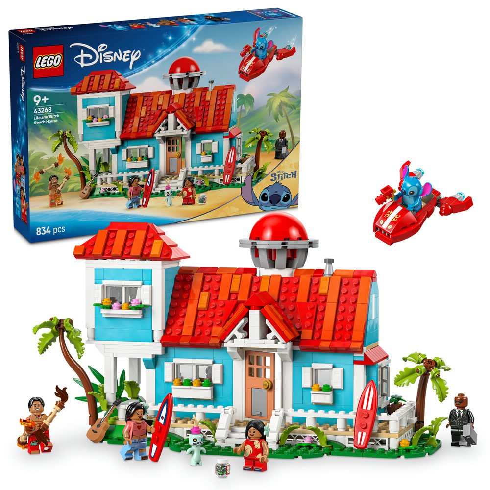 Levně Lilo a Stitch a domek na pláži