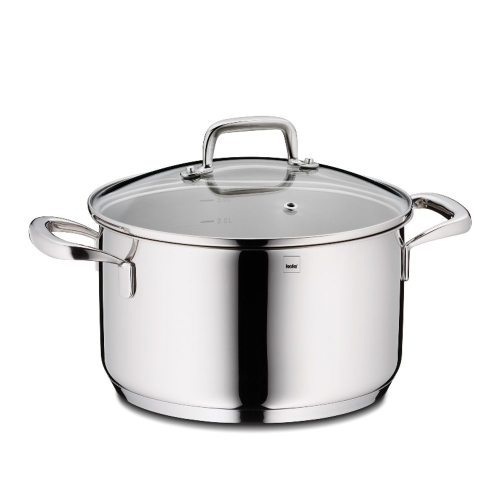 Levně KELA Hrnec s poklicí nerez 18/10 FLAVORIA 20 cm KL-10175