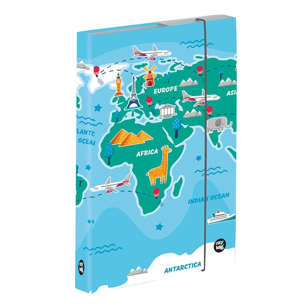 Levně Karton P+P Box na sešity A5 Mapa KT8-78223
