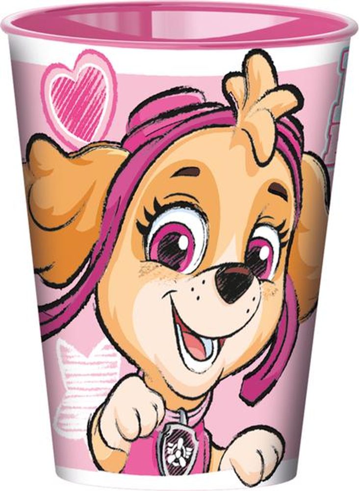 Levně STOR KELÍMEK PLASTOVÝ PAW PATROL 260 ML, RŮŽOVÁ