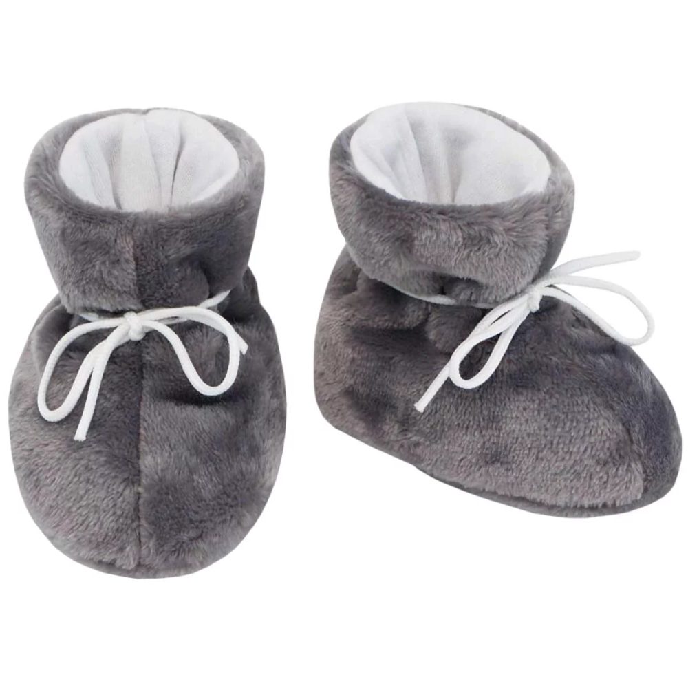 Levně ESITO Zimní kojenecké capáčky Magna - 1 - délka stélky: 11 cm šedá