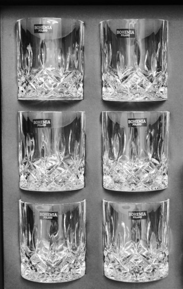 Levně sklen. 300ml, 6ks, CLASSICO, BOH.POL., whisky