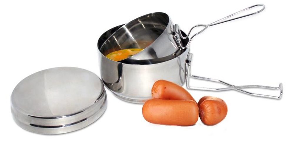 Levně TORO Ešus TORO, 2ks miska + víko, objem 0,45/0,9/1,4l, průměr 12,9 cm a 15 cm