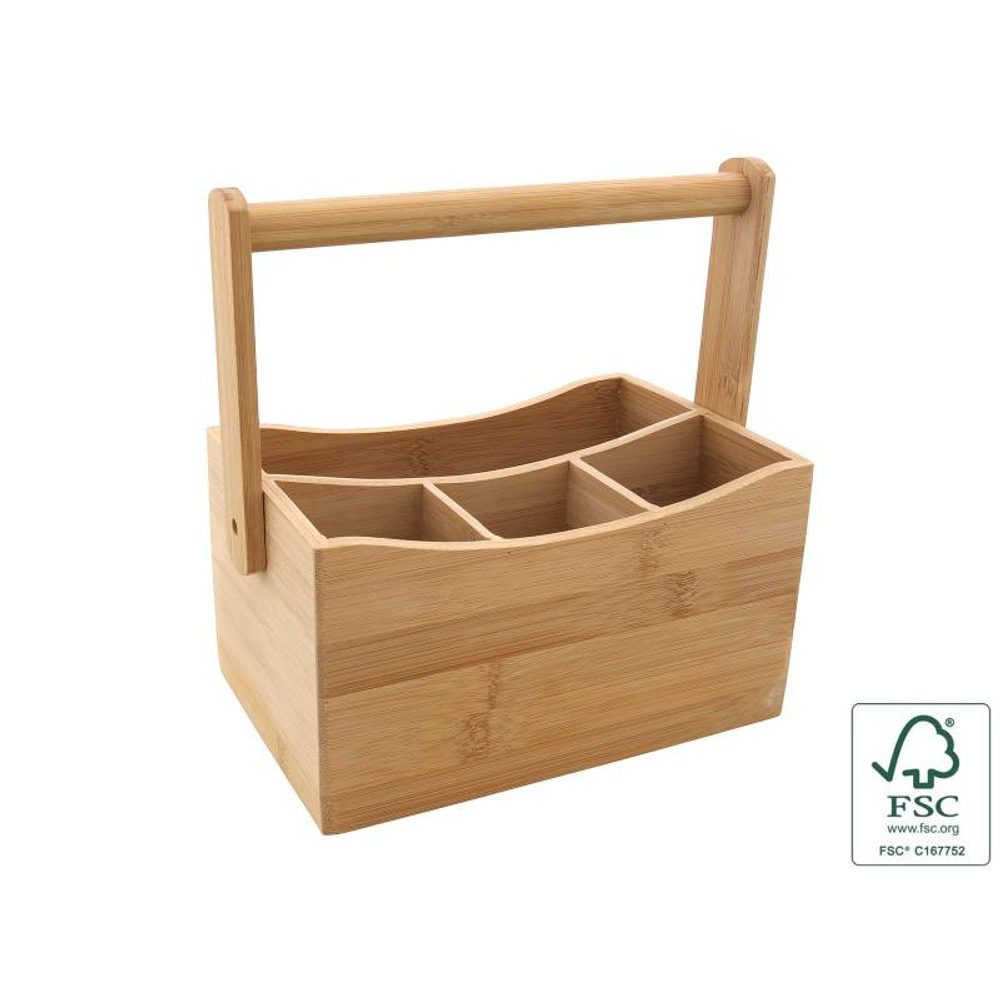 Levně HIT Příborník s rukojetí bambusový 23 cm HT-23492119