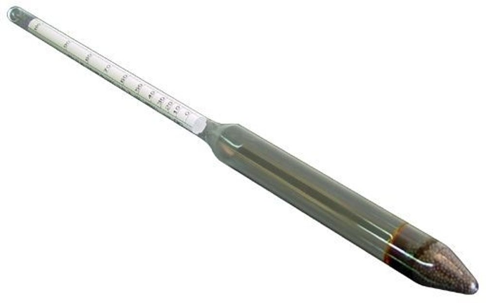 Levně lihoměr bez teplom. 360mm, 0-100%