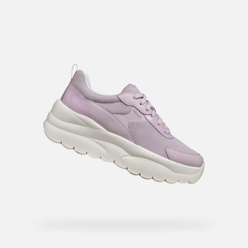 Fialové dámské tenisky Geox Xtors - 39