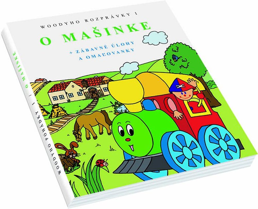 Levně WOODY Knížka "O Mašince" - 1.Díl, 2.verze - slovenština