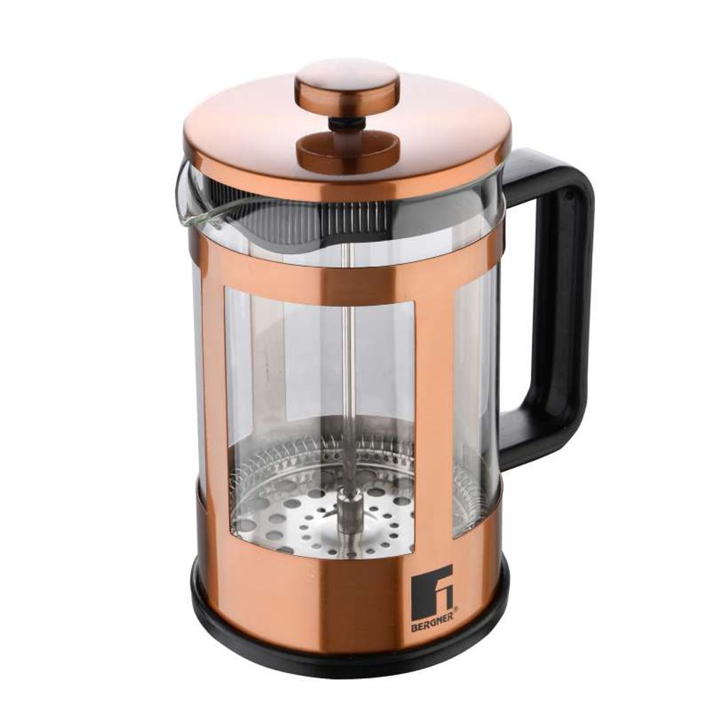 Levně BERGNER Konvice na čaj a kávu French Press 800 ml Copper BG-38326-CP