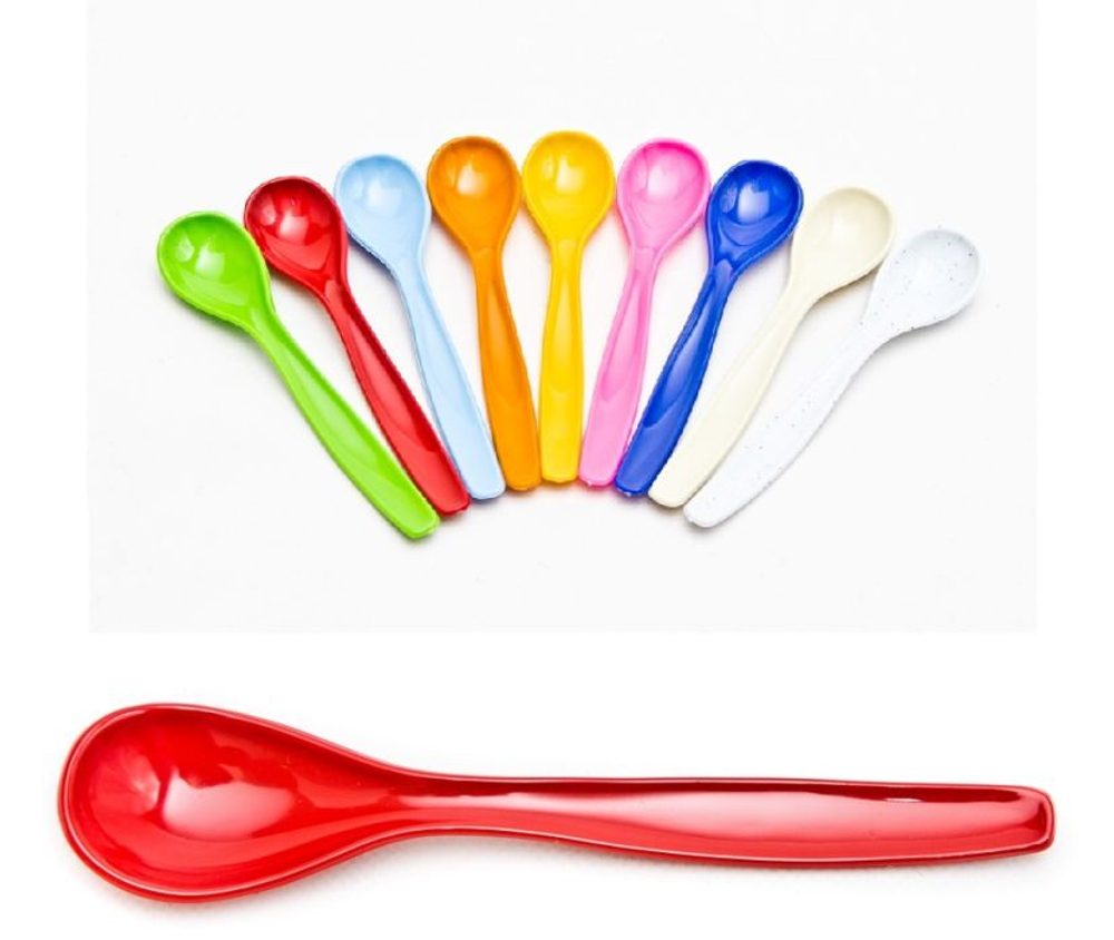 Levně lžíce 15cm-6ks-jogurt, plast
