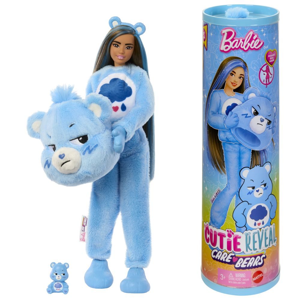 Levně BRB CUTIE REVEAL BARBIE A STAROSTLIVÍ MEDVÍDCI - MODRÁ